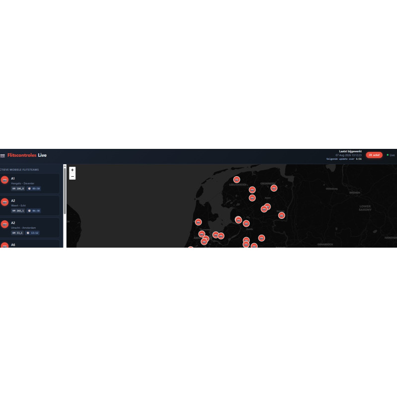 Flitscontroles Live